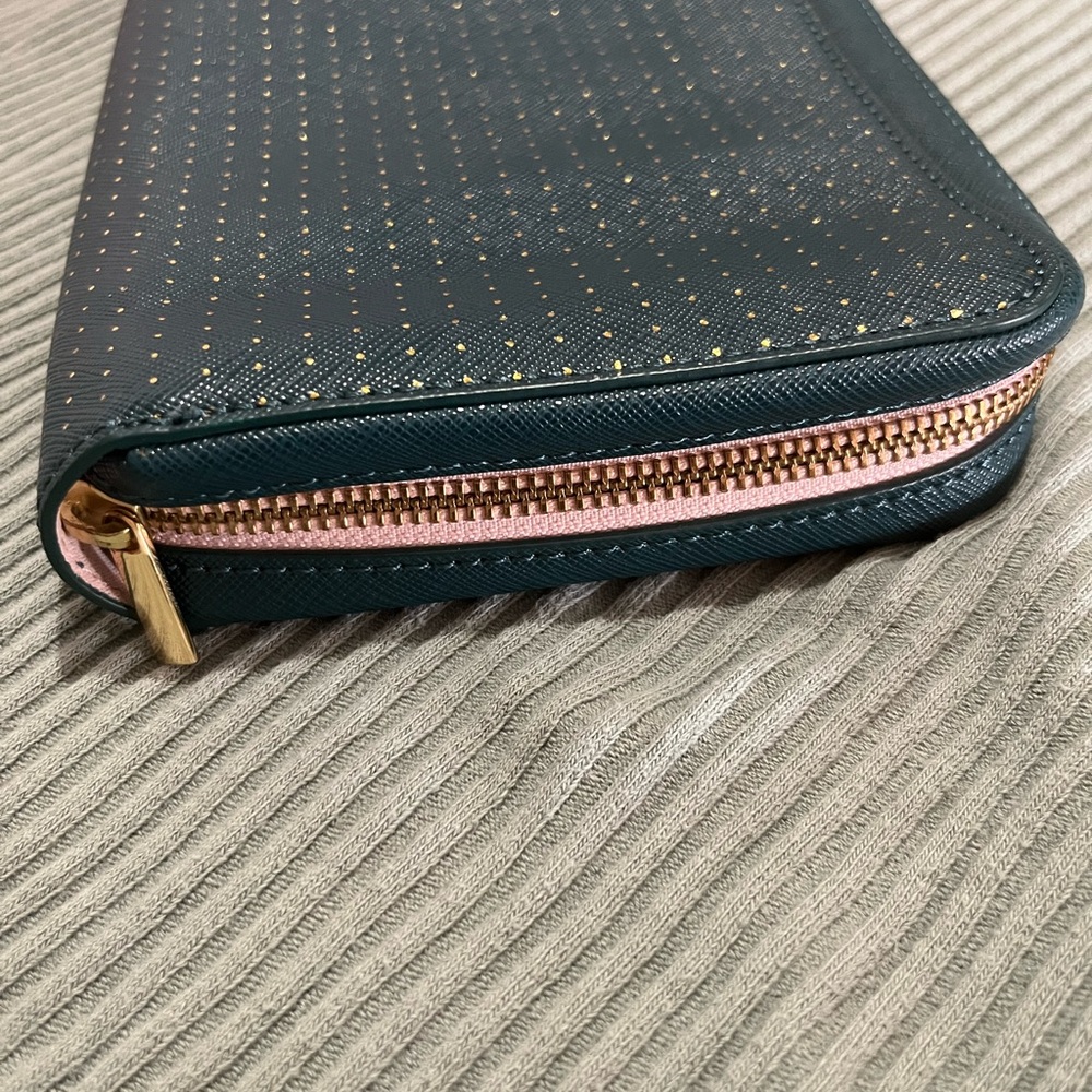 Teal Anthropologie Clutch Organizer - Rare